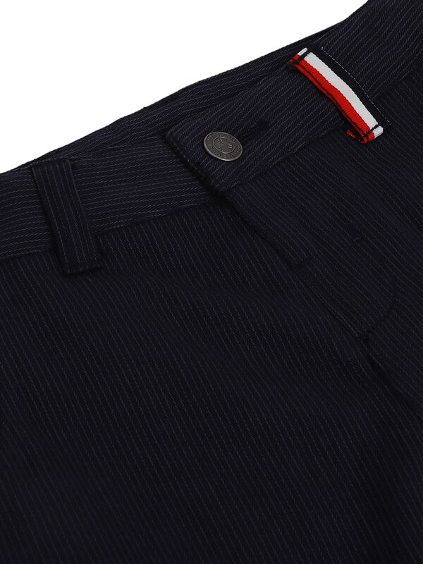 Boys Medium Blue Long Knitted Trouser image number 2